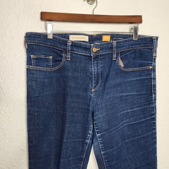 Pilcro and The Letterpress x Anthropologie Serif Queen Bee Skinny Jeans Size 32 - Picture 6 of 8